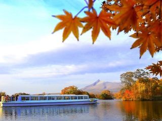大沼国定公園の紅葉の写真４