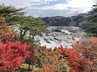 曽木の滝の紅葉写真１