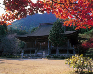 神宮寺の紅葉写真１