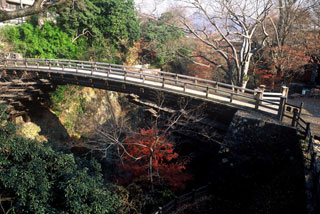 甲斐の猿橋の紅葉写真２