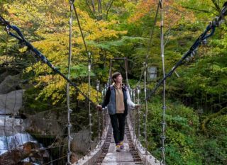 米子大瀑布の紅葉の写真３