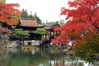虎渓山永保寺の紅葉の写真３