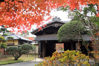 旧堀田邸の紅葉写真１