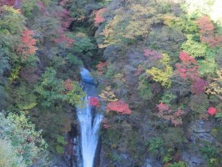 駒ヶ滝（駒止の滝）の紅葉写真１