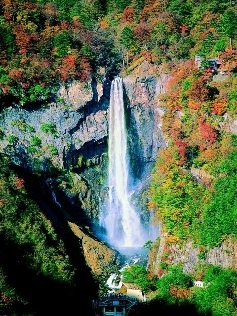 中禅寺湖 華厳ノ滝の紅葉 紅葉情報