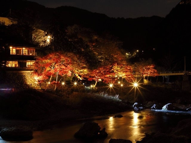 御岳渓谷 御岳渓谷遊歩道の紅葉 紅葉情報