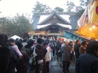 尾山神社の初詣