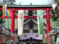 善知鳥（うとう）神社の初詣の写真