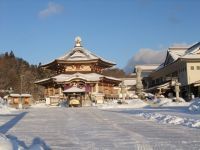 極楽山西方寺（定義如来）の初詣の写真