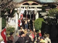 白鬚神社の初詣の写真