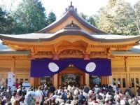 穂高神社の初詣の写真