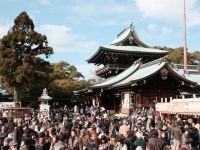 遠石八幡宮の初詣の写真