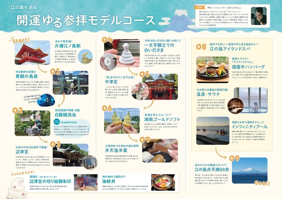 「江の島」を巡る“開運ゆる参拝”モデルコース