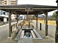 湯田温泉 井上公園 足湯の写真