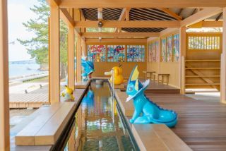 わくらポケモン足湯(和倉温泉 湯っ足りパーク)の写真3