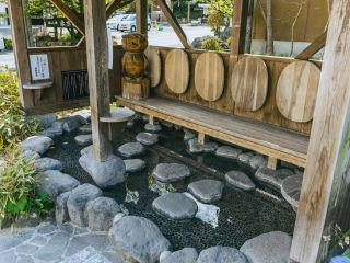 古湯源泉 英龍温泉 足湯写真１