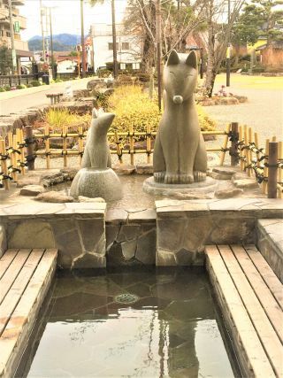 湯田温泉 井上公園 足湯写真２