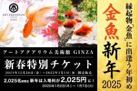 金魚新年 ～アートアクアリウム美術館のお正月～ 新年は2,025名様限定、入場券が開運価格2,025円に！