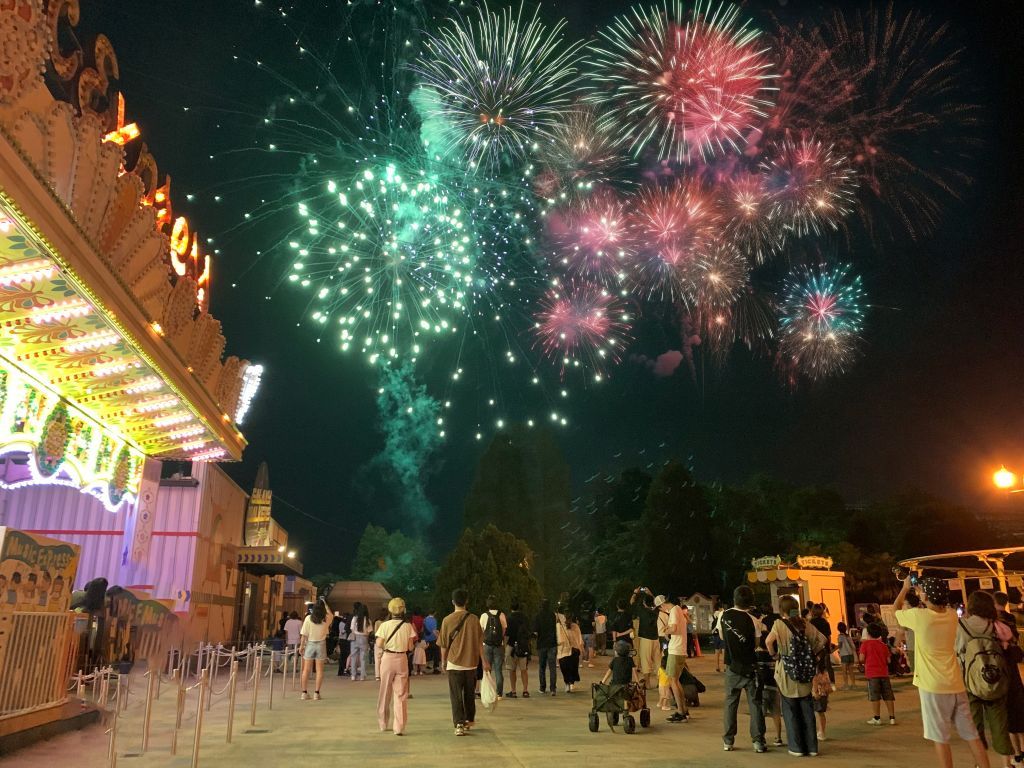 東武動物公園クリスマス花火