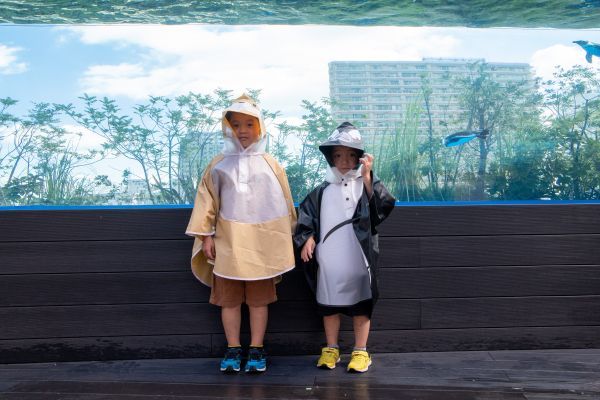 サンシャイン水族館オリジナル レインポンチョイメージ