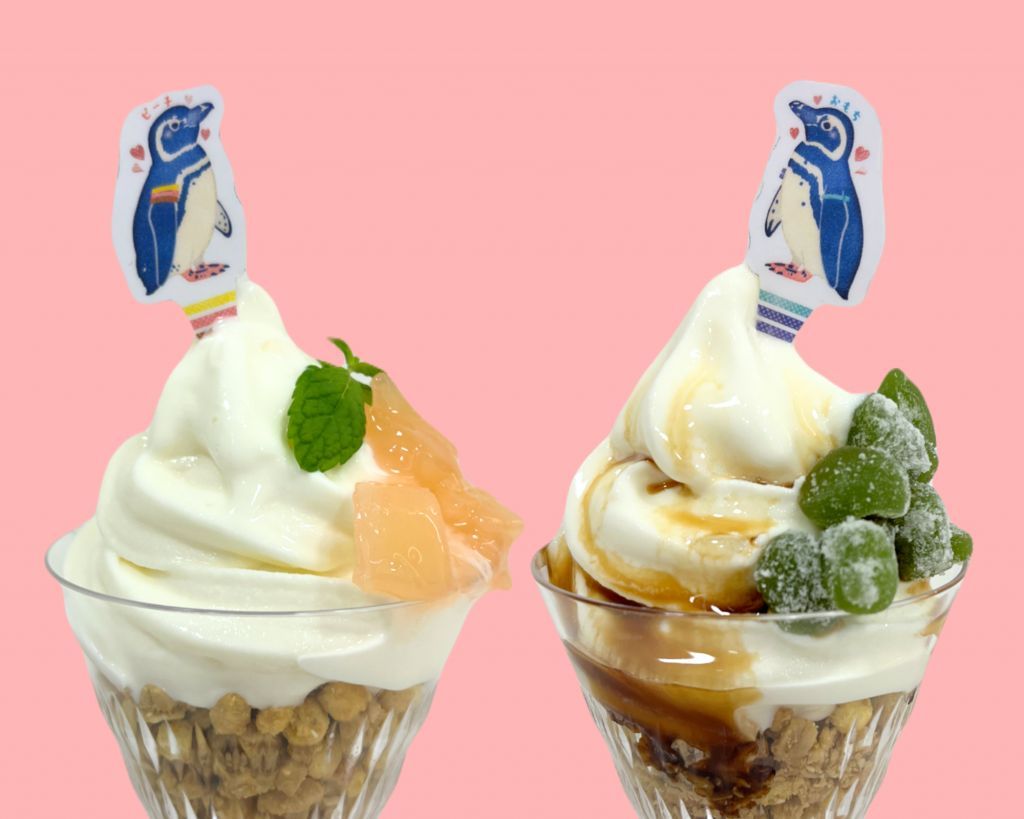 ラブラブペンギンミニパフェ