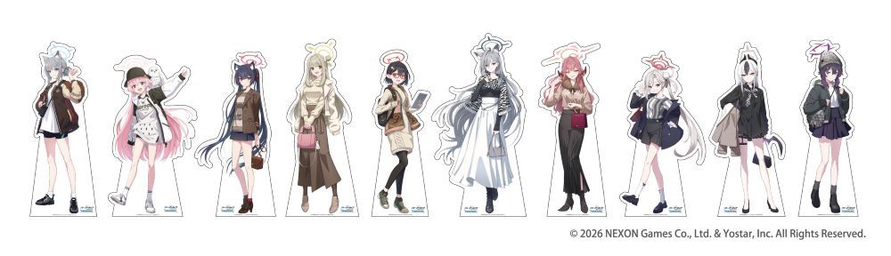 ブルーアーカイブパネル展示